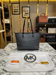 Michael Kors Carter Tote Bag With Dust Bag Including Card (Black)