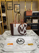 Michael Kors Carter Tote Bag With Dust Bag Including Card (Brown)