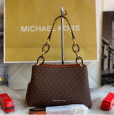 Michael Kors Mk Trisha Shoulder Bag With Dust Bag Coffee Brown 20201