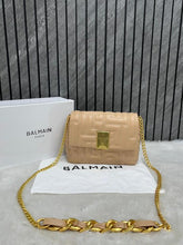 Balmain Small 1954 Soft Quilted Flap Bag With OriginalBox Black