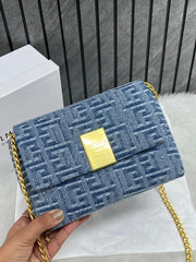 Balmain Small 1954 Soft Quilted Flap Bag With OriginalBox