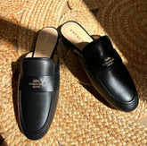 Coach Samie AllBlack Loafers For Woman With OriginalBox CarryBag