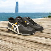 Onitsuka Tiger Mexico 66 sneakers in a cream beige and brown