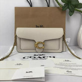 Coach Tabby Chain Clutch With Dustcover Double Box Original Magnetic Box Packaging