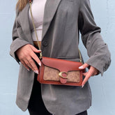 Coach Tabby Chain Clutch With Dustcover Double Box Original Magnetic Box Packaging