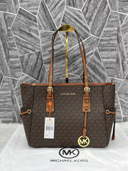 Michael Kors Coffee Brown Voyager With DustCover Premium Highend