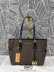Michael Kors Coffee Black Voyager With DustCover Premium Highend