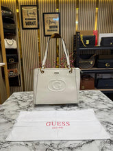 Guess Stone Eco Mietta Tote With Dust Bag (White)