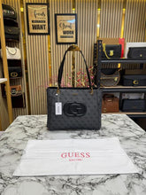 Guess Stone Eco Mietta Tote With Dust Bag (Grey)