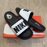 Nike offcourt White Black Premium Slides