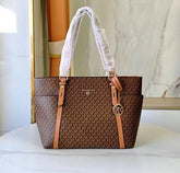 Micheal Kors MK Sullivan Zipper Tote Bag Coffee Brown With Dustbag 3910 Coffee Brown