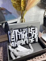 Charles & Keith CK Chain On Wallet With OG Box & Dust Bag (Multi - 858)