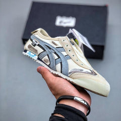 Onitsuka Tiger X Panda Prank Mexico 66 Slipon Blue Denim