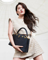 Louis Vuitton LV Capucines M54663 Premium Quality Leather Bag With OG Box & Dust Bag & Extra Shoulder Strap (Black - 301)