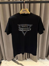 Superdry Middle Brand Print Round Neck T-shirt Black