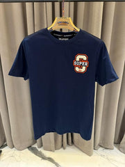 Superdry Chest Logo Round Neck T-shirt Navy