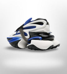 Balmain low top Unicorn sneakers featuring 3d detailing Navy