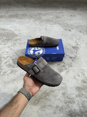 Birkenstock Boston GREY SUEDE 1909