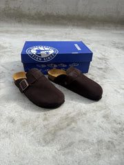 Birkenstock Boston Brown Suede 1909