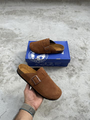 Birkenstock Boston TAN SUEDE 1909