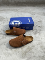 Birkenstock Boston TAN SUEDE 1909