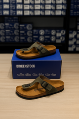 Birkenstock Gizeh olive Suede 1904