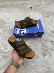 Birkenstock Arizona Olive Suede