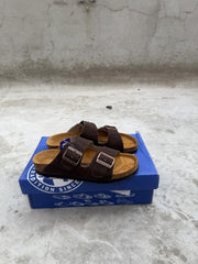 Birkenstock Arizona Maroon Suede