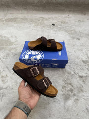Birkenstock Arizona Maroon Suede