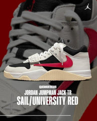 Air Jordan Travis Scott X Jordan Jumpman Jack University Red Semi UA QUALITY