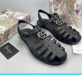 GUCCI DOUBLE G LOGO PREMIUM SANDLE