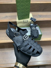 GUCCI DOUBLE G LOGO PREMIUM SANDLE