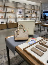 Coach Sierra Satchel In Signature Flower Rice Khakhi With OG Box Dust Bag 88067 Flower Rice Khaki