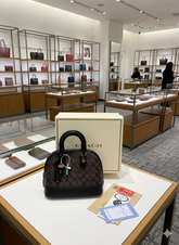 Coach Sierra Satchel In Signature Brown With Black With OG Box Dust Bag 88067 Brown With Black