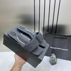 Alexander Wang Flats With OG Box Carry Bag Red 20256 Black