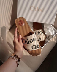 Chloe Woody Mules For Women With Original Box And Carry Bag