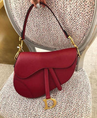 Dior Saddle Red ShoulderBag With OriginalBox