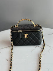 Chanel Top Handle Vanity Bag With OriginalBox