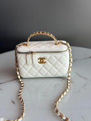 Chanel Top Handle Vanity Bag With OriginalBox