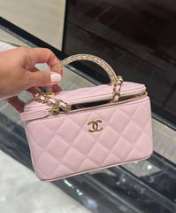 Chanel Top Handle Vanity Bag With OriginalBox
