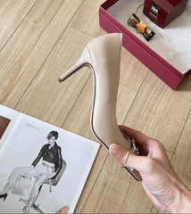 Balenciaga BB Paris Pump Heels Apricot For Her With Original Box And Carry Bag