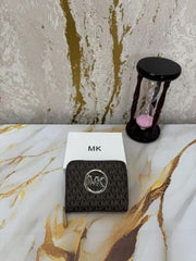Michael Kors MK Printed Logo Zipper Wallet With Box (60067)