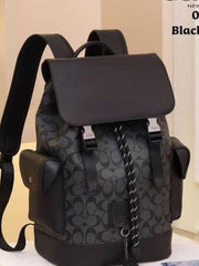 Coach Black Black Rivington ColorBlock Unisex Backpack With DustCover