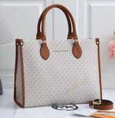Michael Kors Signature Tote Bag With Dust Cover (10288 Beige Brown)