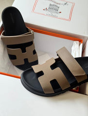 Hermes Chypre Sandals Brown
