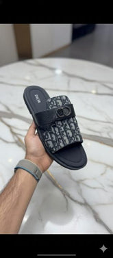 Dior Oblique Jacquard Sandal Black