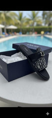Dior Oblique Jacquard Sandal Black