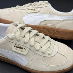 WMN Puma Palermo Alpine Snow Desert Dust and Gum colorway