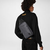 Louis Vuitton Avenue Unisex Sling Bag NM With Dust Bag 41719 Black