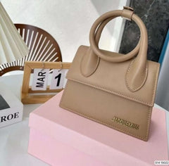 Jacquemus Le Chiquito Noeud Bag With OG Box Dust Bag & Extra Sling Belt (Ja02 - Khakhi)